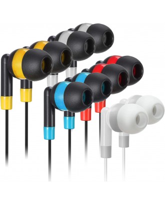 Bulk Earbuds Headphones Wholesale Earphones - Keewonda 100 Pack Disposable Ear Buds Bulk Multi Colored Headphones for School Classroom Students Bulk Earbuds Headphones Wholesale Earphones - Keewonda 100 Pack Disposable Ear Buds Bulk Multi Colored Headphones for School Classroom Students