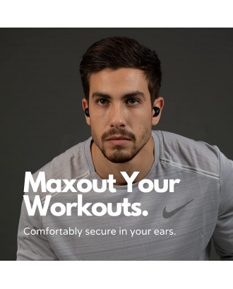 MULTITED RX Bluetooth Ear Buds - Water/Sweatproof, Designed for Workouts, Gym, Running, Hiking. 8 Hours Playtime, Premium Sound, and Deep Bass. Wireless in-Ear with Built-in Mic for iPhone, Android MULTITED RX Bluetooth Ear Buds - Water/Sweatproof, Designed for Workouts, Gym, Running, Hiking. 8 Hours Playtime, Premium Sound, and Deep Bass. Wireless in-Ear with Built-in Mic for iPhone, Android